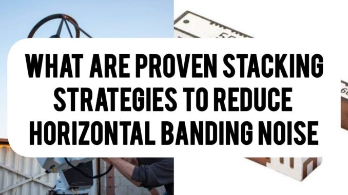 What Are Proven Stacking Strategies To Reduce Horizontal Banding Noise What Are Proven Stacking Strategies To Reduce Horizontal Banding Noise