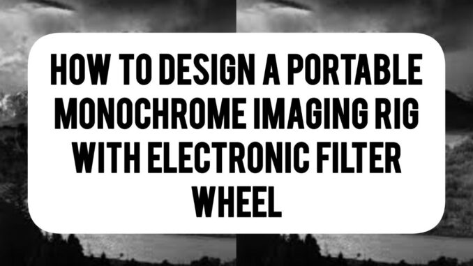 How To Design A Portable Monochrome Imaging Rig With Electronic Filter Wheel How To Design A Portable Monochrome Imaging Rig With Electronic Filter Wheel