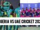 Nigeria vs United Arab Emirates 2025 Pearl of Africa T20 Series